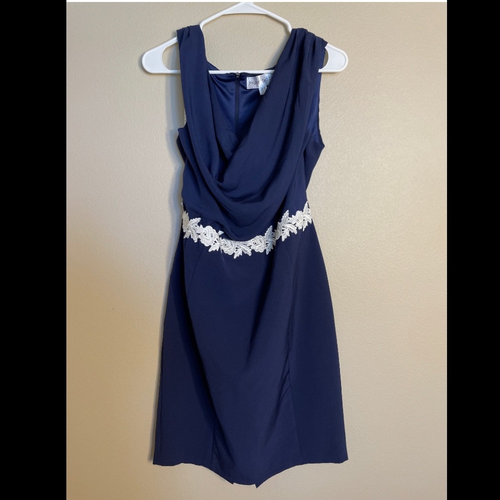 Navy Paper Dolls Dress Size 16